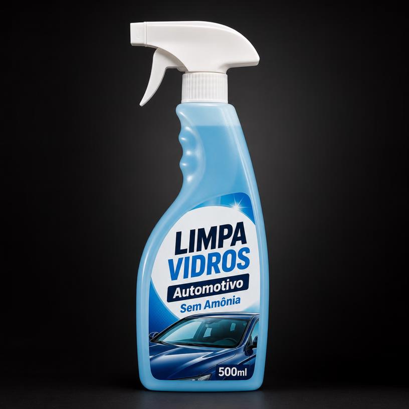 Limpa-vidros automotivo sem amônia