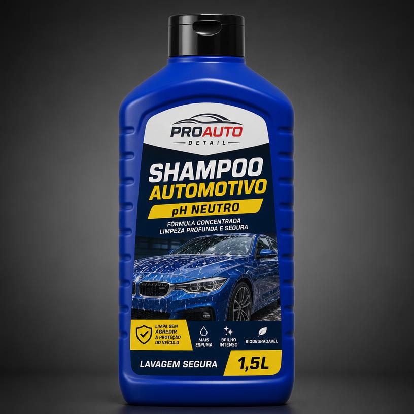 Shampoo automotivo neutro (pH neutro)
